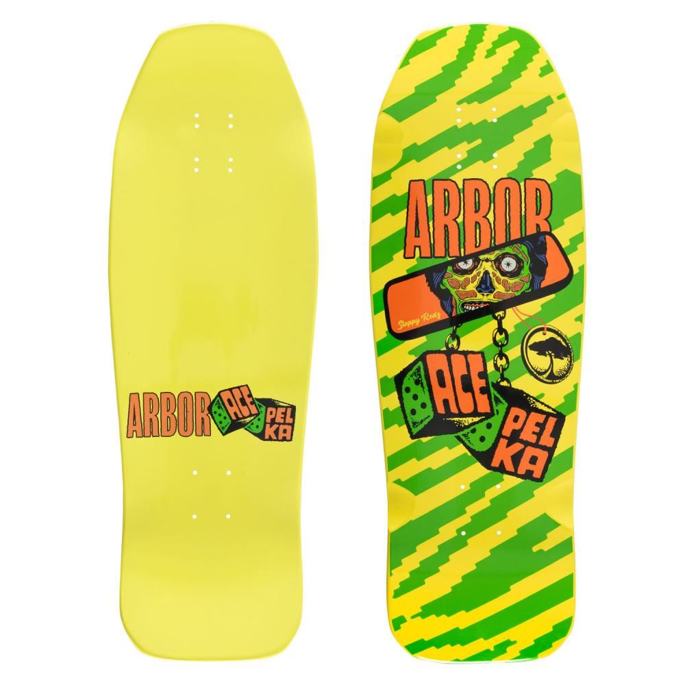 Arbor Deck Ace Pelka 10.0 Rearview Skateboard Deck - 10.0" - Skatewarehouse.co.uk