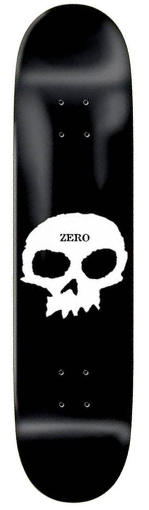 Zero Skateboards Single Skull Skateboard Deck - 8.375"