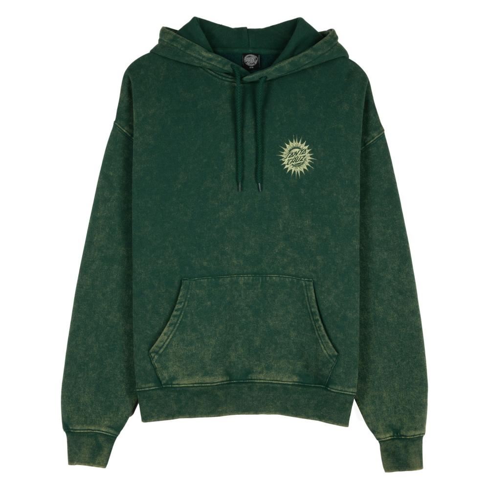 Santa Cruz Womens Hood Ornate Dot - Emerald Acid Wash