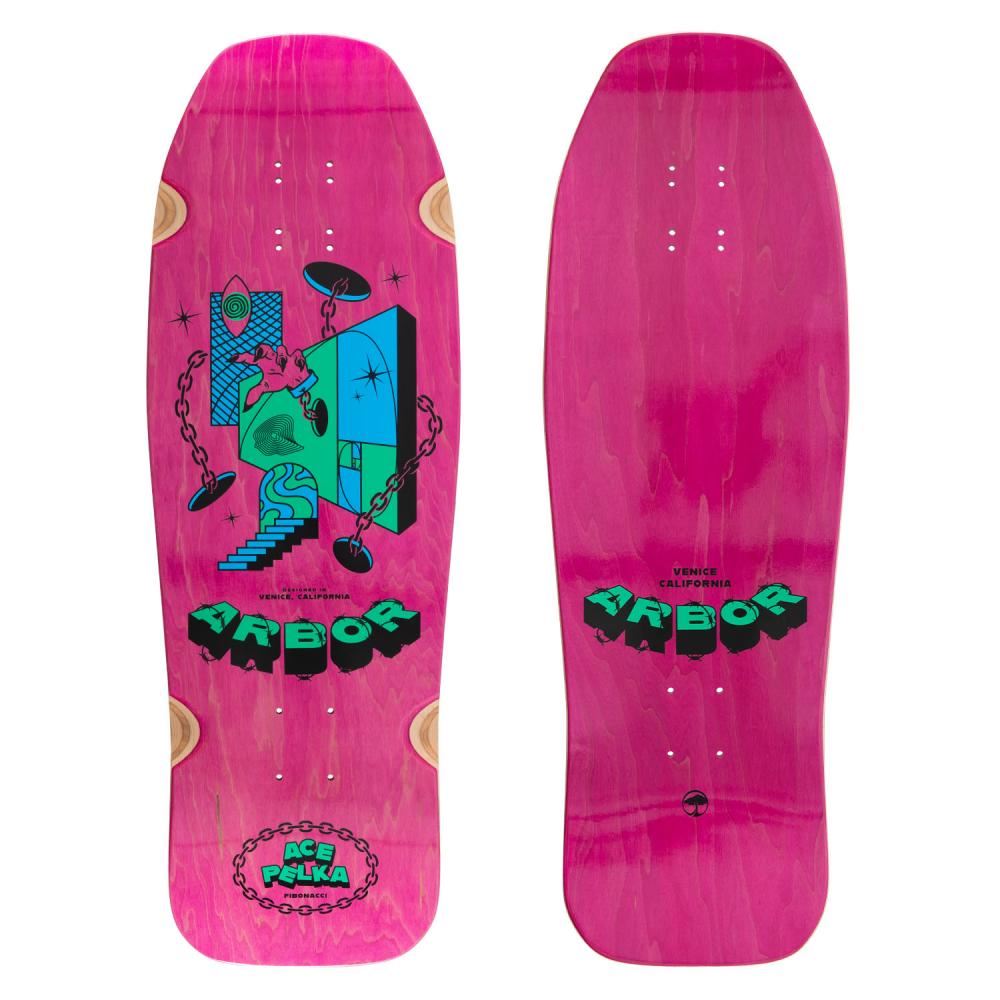 Arbor Ace Pelka 10.0 Fibonacci Skateboard Deck - 10.0"