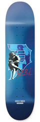 Primitive Illusion Team s GNRS1 Blue Skateboard Deck - 8.0"