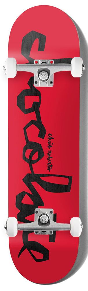 Chocolate Reflective Chunk Chris Roberts x Venom Custom Complete Skateboard - 8.5"