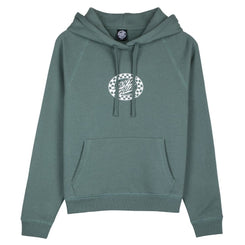 Santa Cruz Womens Hood Check Oval Mono Front Hood - Sage - Skatewarehouse.co.uk