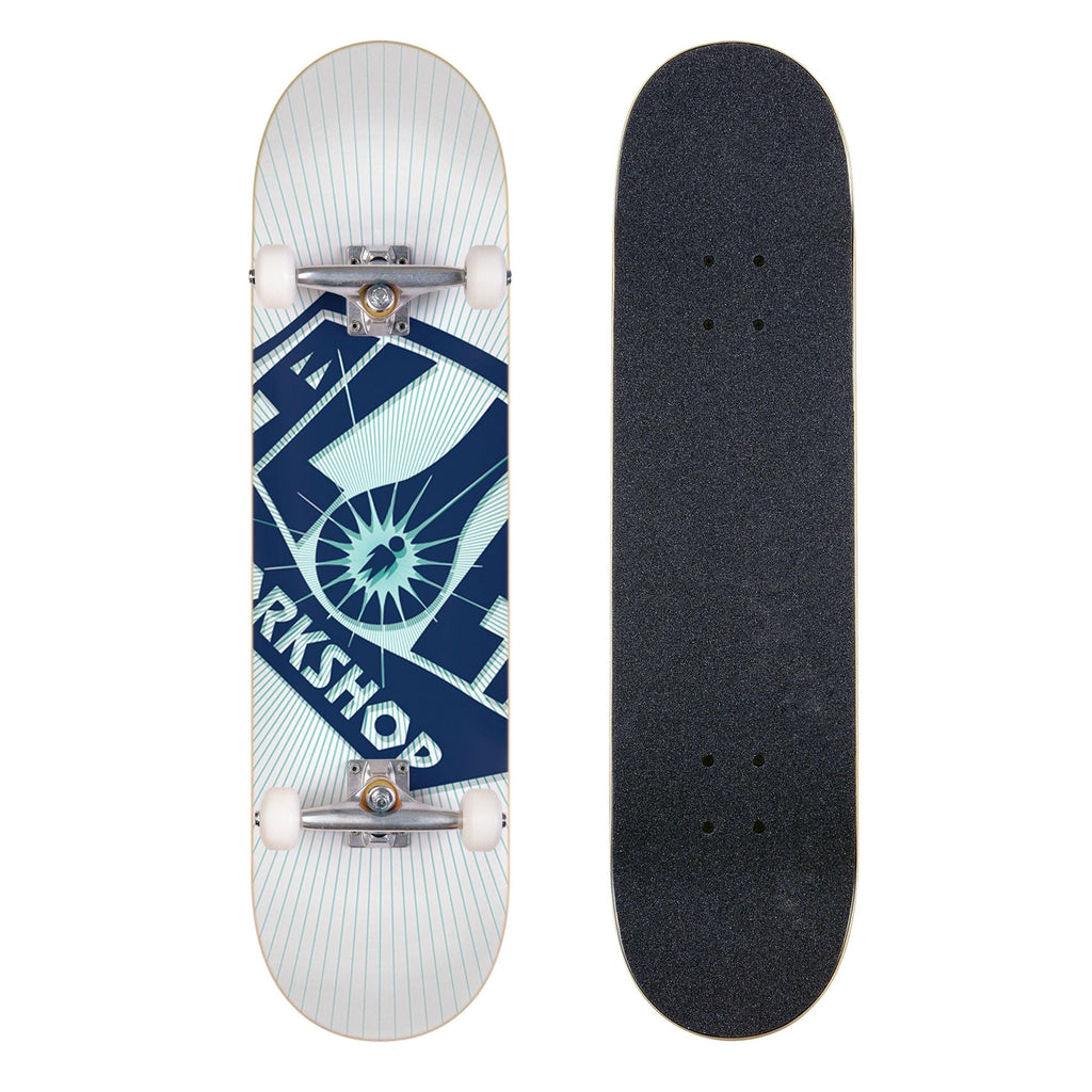 Alien Workshop OG Burst Logo Complete Skateboard White 7.75"