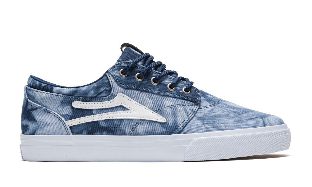 Lakai Griffin Navy Tie Dye Textile Skate Shoes