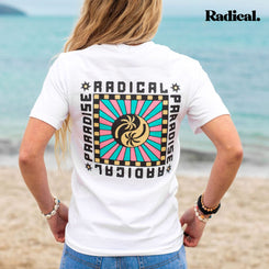 Radical. Paradise Unisex T-shirt - White