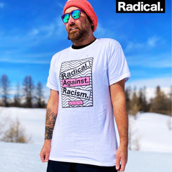 Radical. Statement Unisex T-shirt - White