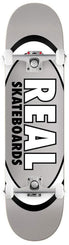 Real Team Classic Oval True Mid Silver Custom Complete Skateboard - 7.75" - Skatewarehouse.co.uk