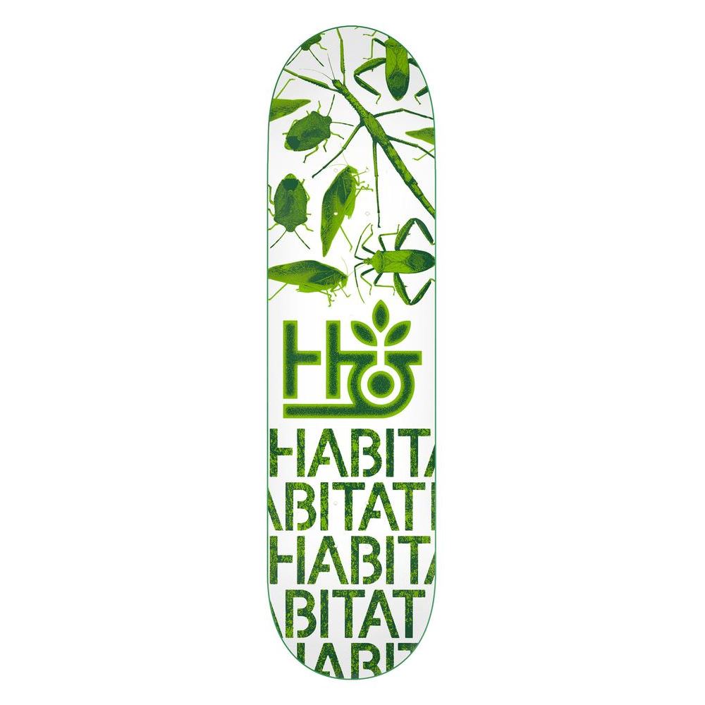 Habitat Insecta Green Skateboard Deck - 7.75" - Skatewarehouse.co.uk