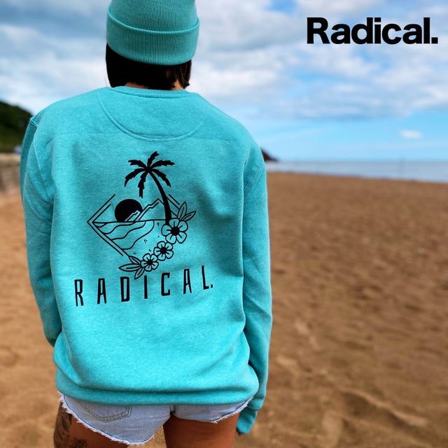 Radical. Tropical Unisex Sweatshirt - Minted Green