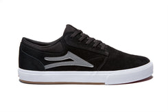 Lakai Griffin VLK Skate Shoes Black Grey Suede