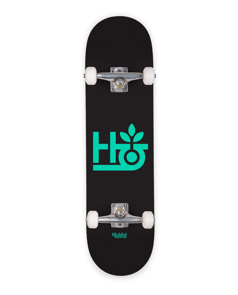 Habitat Pod Black/Teal Complete Skateboard - 8.0"