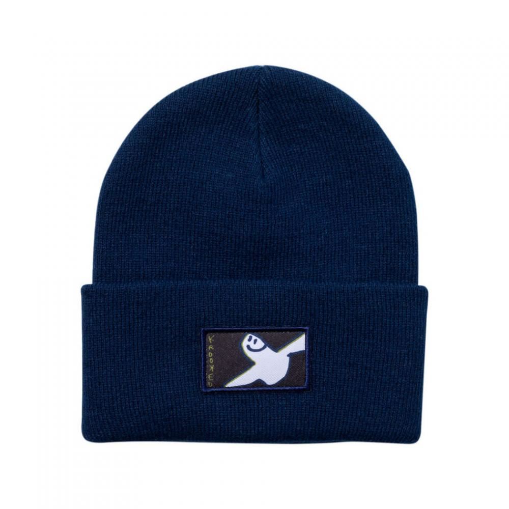 Krooked Cuff Beanie Burd Navy - O/S