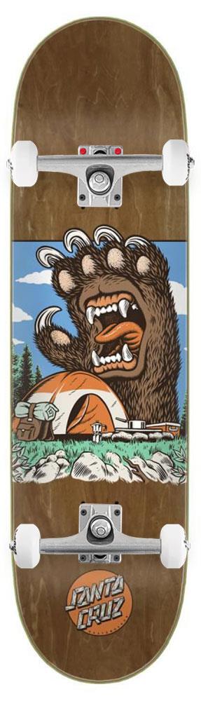 Santa Cruz Screaming Grizzly 7 Ply Birch x Venom Custom Complete Skateboard - 8.5"