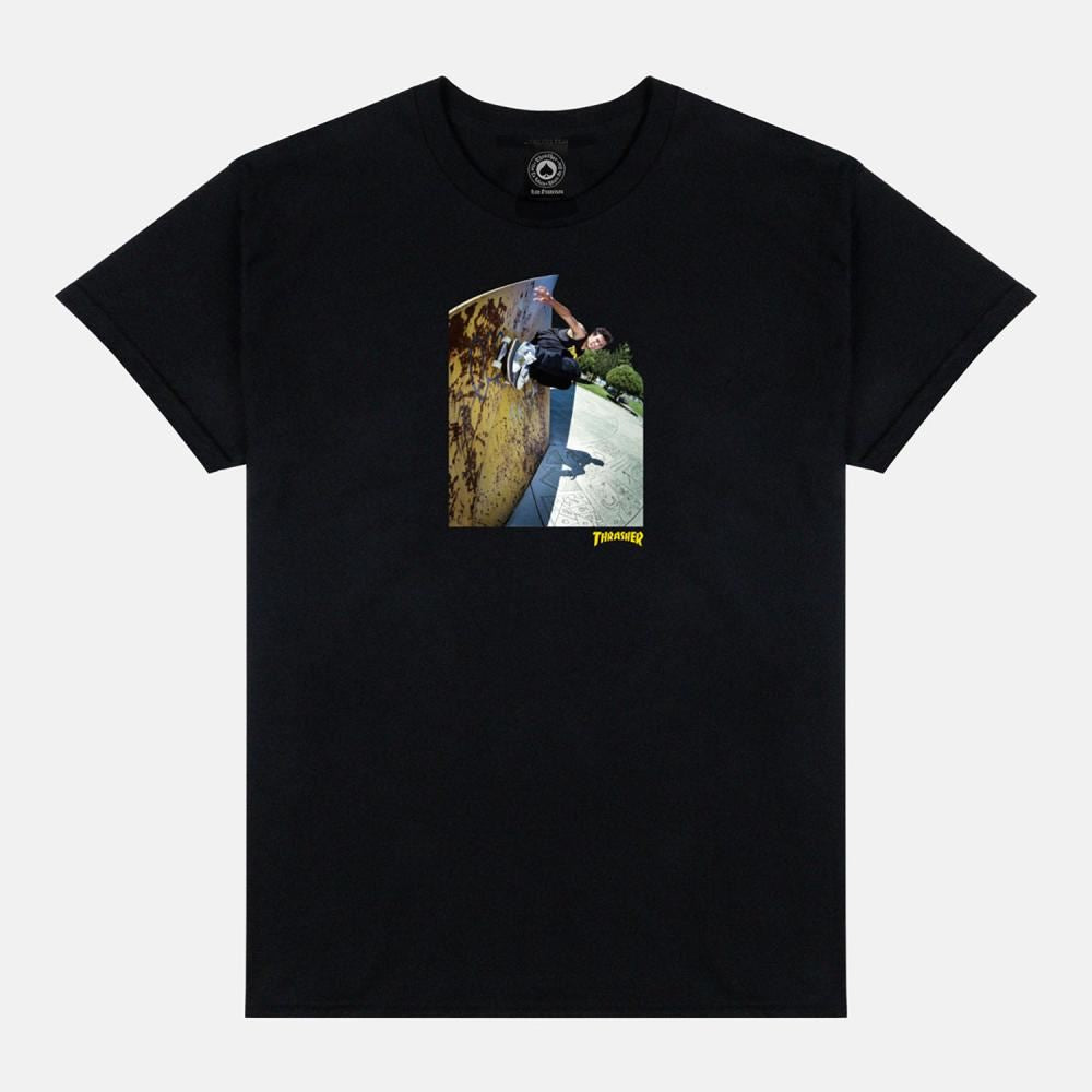 Thrasher T-Shirt Mic-E Wallride - Black