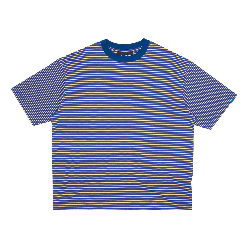WKND Stripe Tee Blue & Yellow
