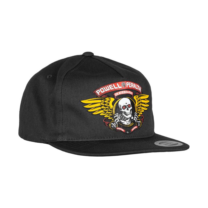 Powell-Peralta™ Winged Ripper Snapback Cap Black