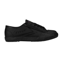 Feiyue Footwear Fe Lo 1920 Faux Leather Triple Black Tumbled Martial Arts/Gym/Lifing Shoes - UK 11 - OUTLET - Skatewarehouse.co.uk