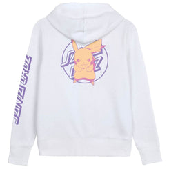 Santa Cruz Womens Hood Pokemon Pikachu Dot Hood White - 8