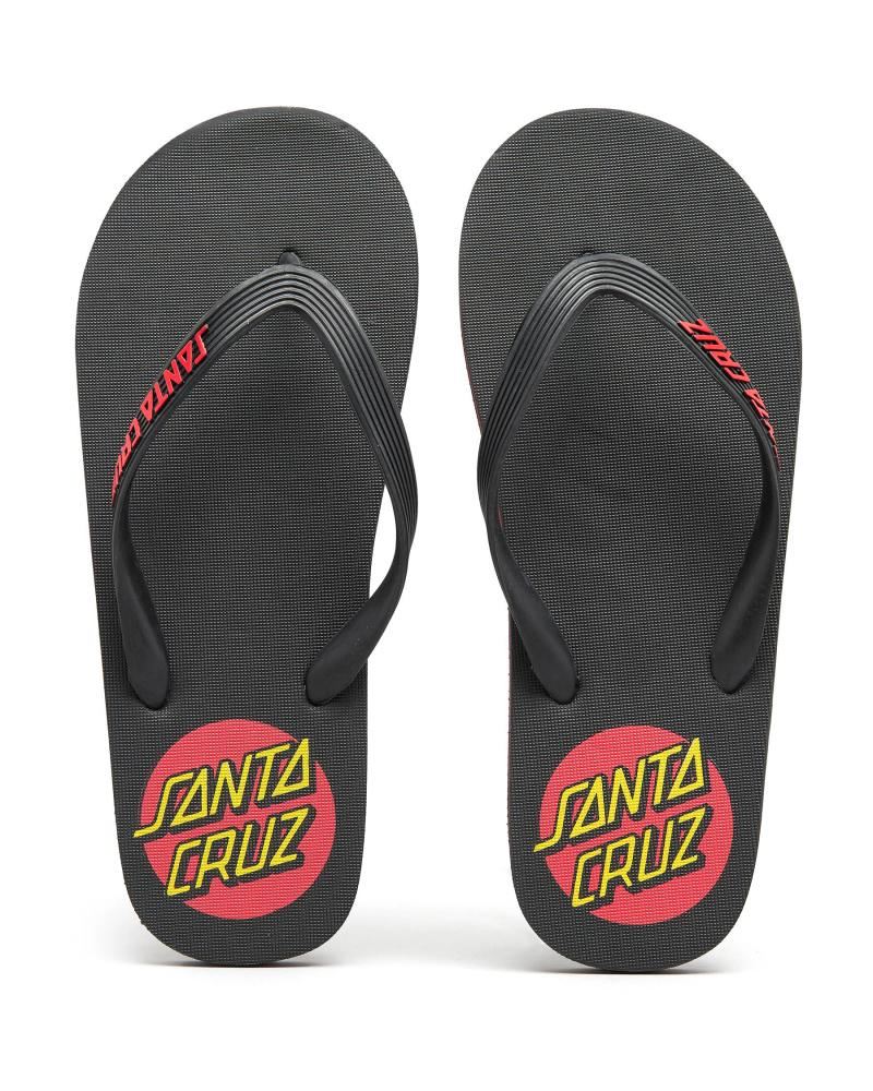 Santa Cruz Thong Classic Dot - Black | Skatewarehouse.co.uk