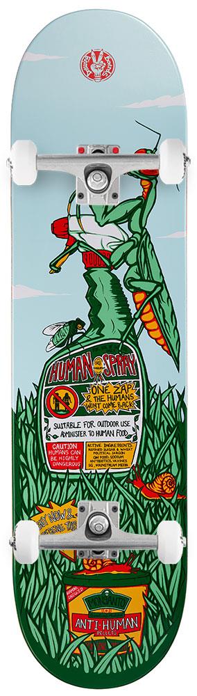 Drawing Boards Spraying Mantis x Venom Custom Complete Skateboard - 8.25"