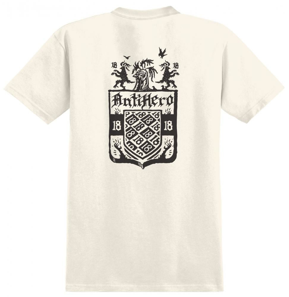 Antihero T-Shirt Coat Of Arms - Cream / Black