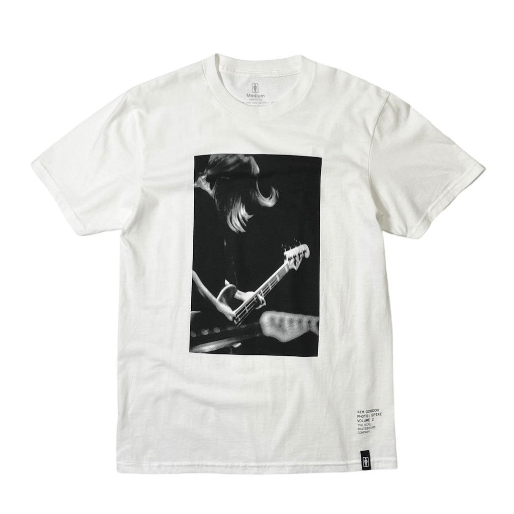 Girl Shot by Spike Kim Gordon Tee White