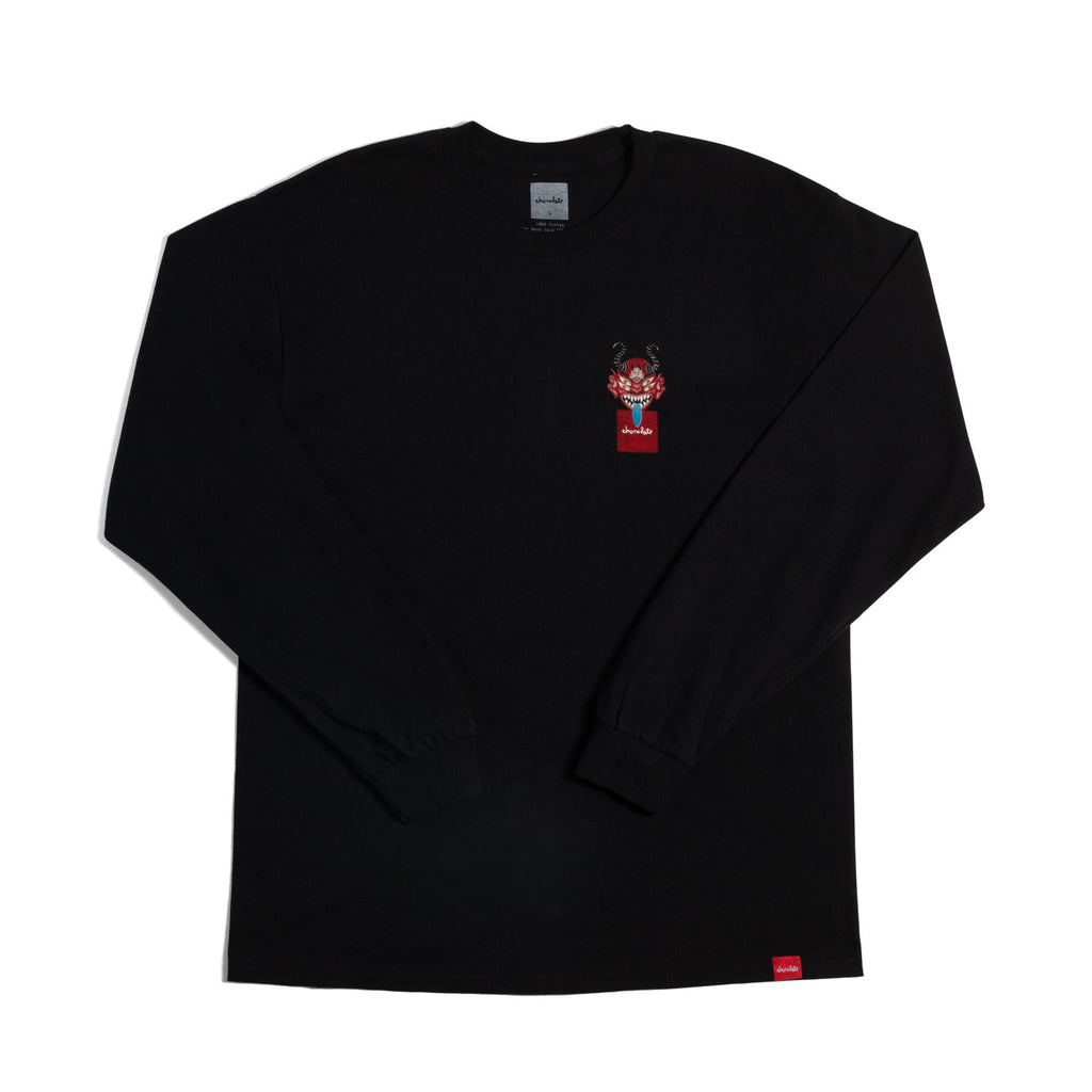 Chocolate Mask Long Sleeve Tee Black