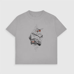 Dewerstone Kids Search & Rescue Organic Cotton T-Shirt - Trail Grey