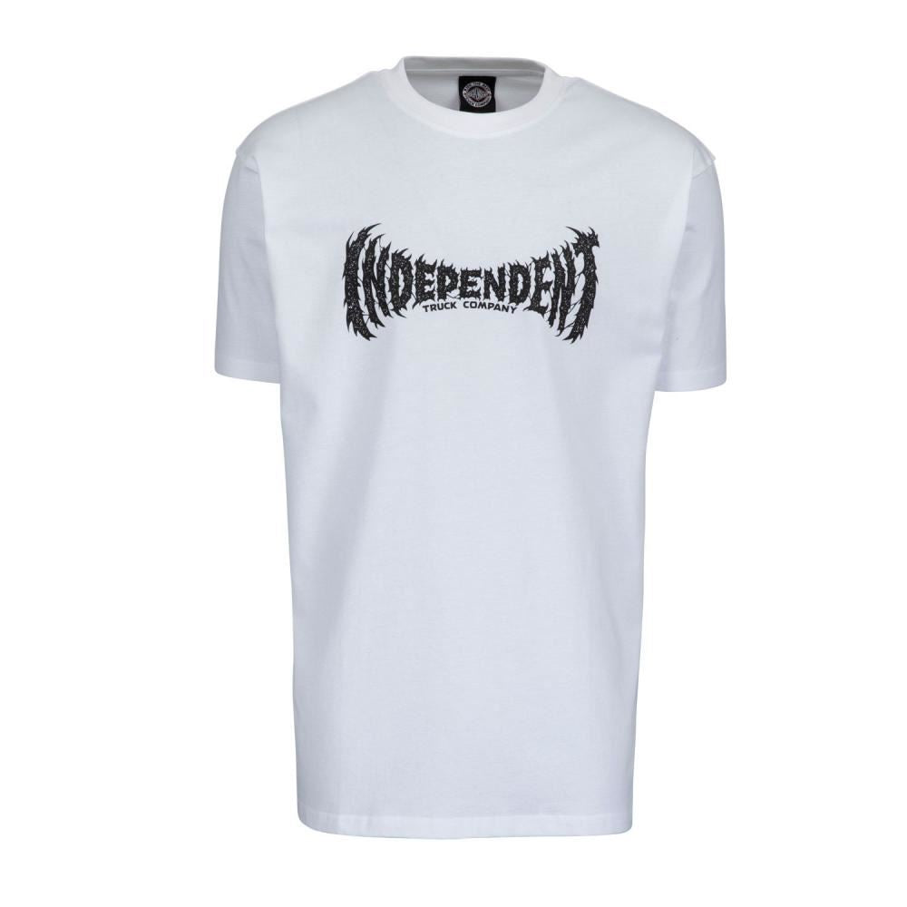 Independent T-Shirt Metal Span Front T-Shirt - White