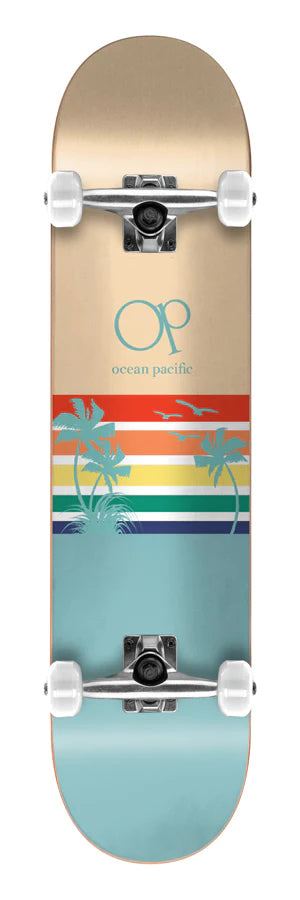 Ocean Pacific Sunset Park/Street Complete Skateboard Vintage Teal 31" 7.5"