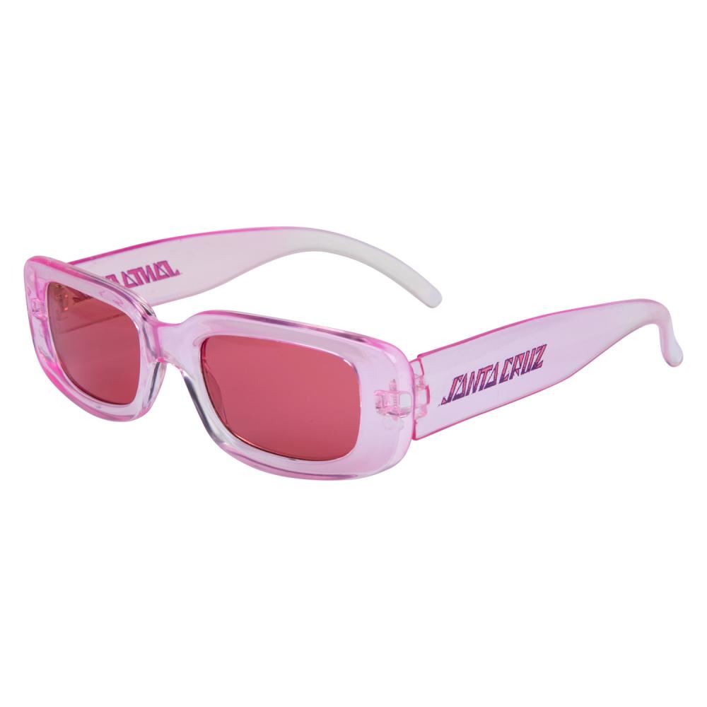 Santa Cruz Womens Sunglasses Paradise Strip Pink Crystal Fade - O/S