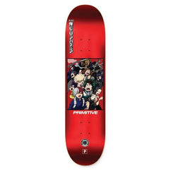 Primitive My Hero Academia Skateboard Deck Red 7.75"