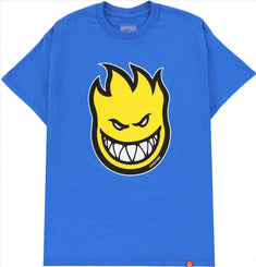 Spitfire T-Shirt Bighead Fill - Royal / Yellow / White