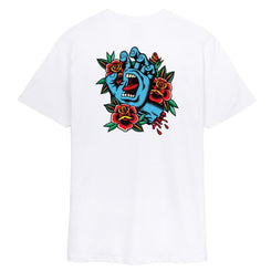 Santa Cruz T-Shirt Screaming Flash Center T-Shirt - White