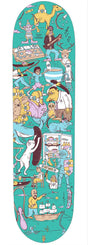 Drawing Boards 101 4 Skateboard Deck - 8.5" - Skatewarehouse.co.uk