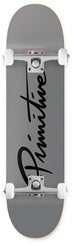 Primitive Nuevo Script Core Deck Grey x Venom Custom Complete Skateboard - 8.38"