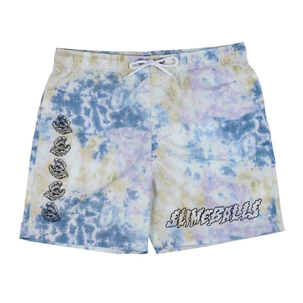 Santa Cruz Swim Shorts Mono Splat Swim Short - Ferris Wheel - Skatewarehouse.co.uk