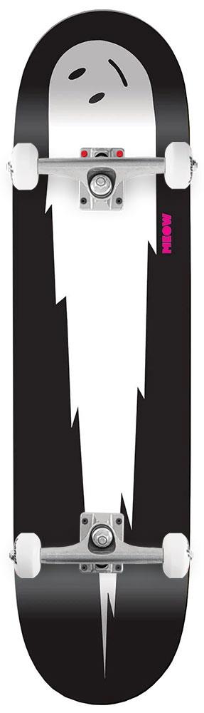 Meow Halley's Comet Black/ White x Venom Custom Complete Skateboard - 8.25"