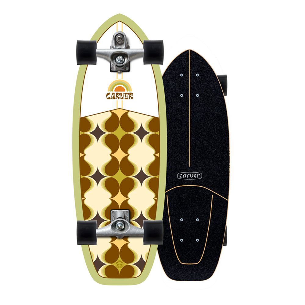 Carver Snapper - C7 Surfskate Cruiser Skateboard - 9.625" x 28.0"