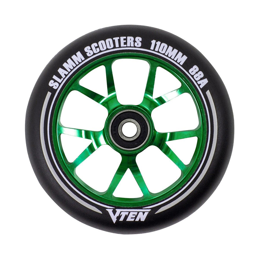 Slamm Scooter 110mm V-Ten II Roues De Trottinette - Vert