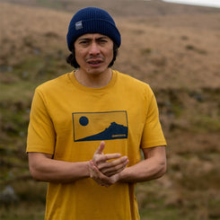 Dewerstone Iconic Riso Organic Cotton T-Shirt - Golden Toffee