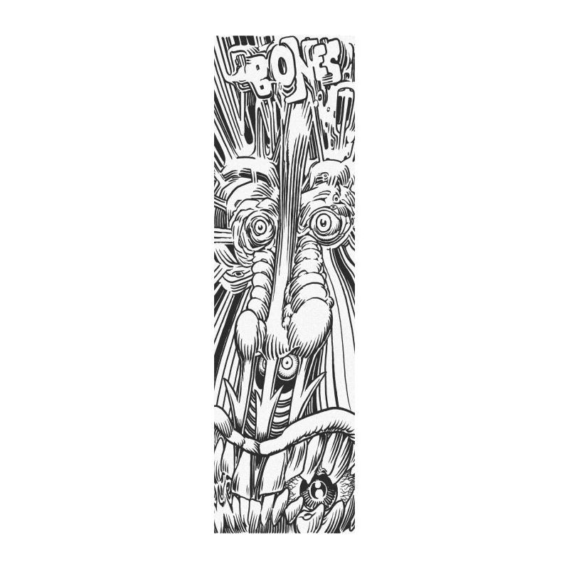 BONES WHEELS Forked Grip Tape Sheet 9" x 33" White