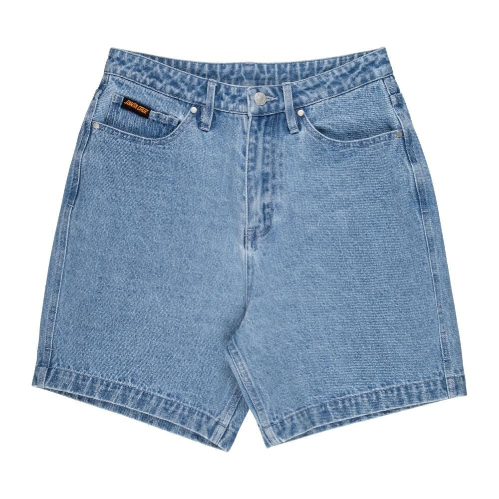 Santa Cruz Womens Shorts Daybreak - Light Blue Denim - Skatewarehouse.co.uk