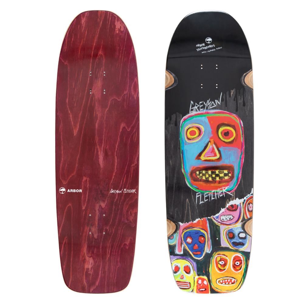 Arbor Deck Greyson 9.75 Portal Hopper Skateboard Deck - 9.75" - Skatewarehouse.co.uk