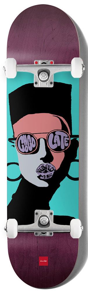Chocolate Respect Jordan Trahan x Venom Custom Complete Skateboard - 8.25"