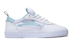 Lakai Cambridge Leather Skate Shoes - White Teal