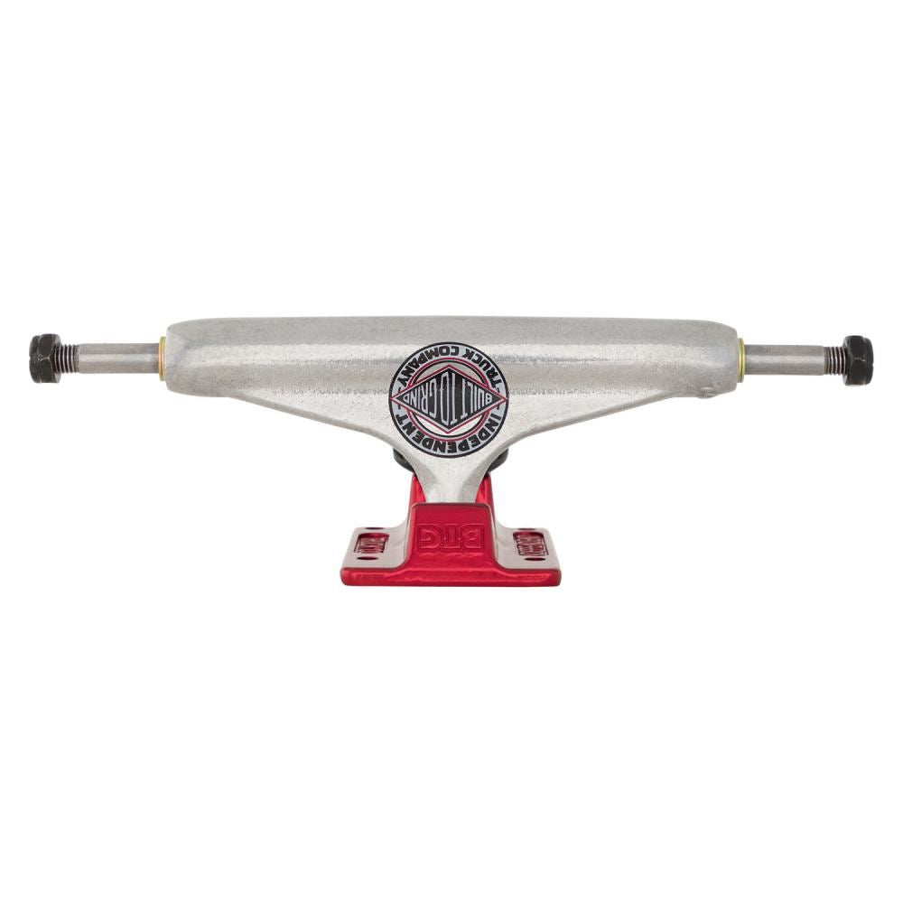 Indy Stage 11 Skateboard Trucks Hollow Forged BTG Standard Silver / Ano Red - 144 - Skatewarehouse.co.uk