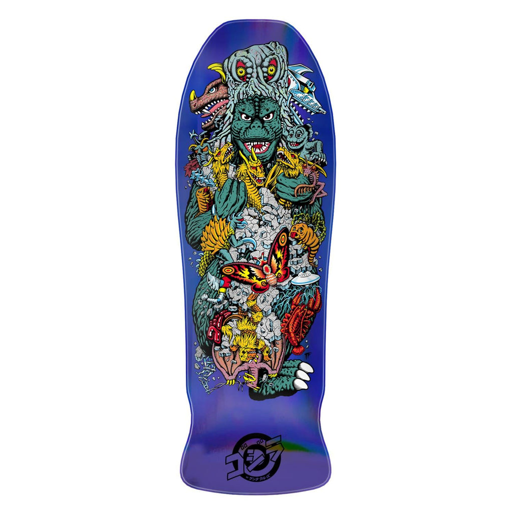 Santa Cruz x Godzilla Kaiju Roskopp Skateboard Deck - 10.125" - Coming Soon