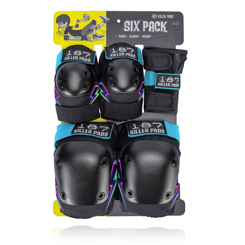 187 killer Pads Six Pack Set Electric Bolt - Multi